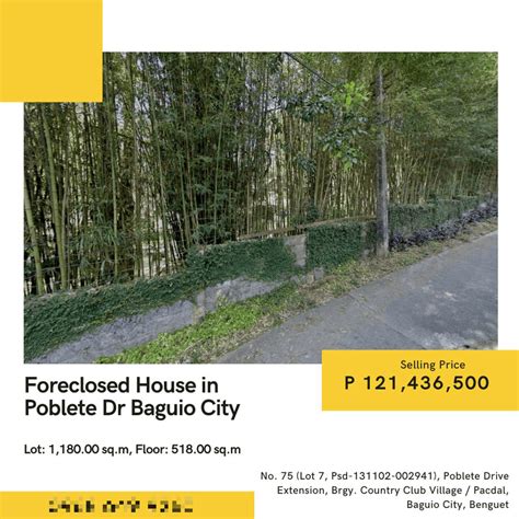 Foreclosed properties in Baguio City, Benguet • 2024.